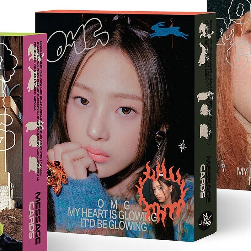 NEWJEANS [OMG] 1st Single Album MESSAGE CARD MINJI Ver CD+Foto