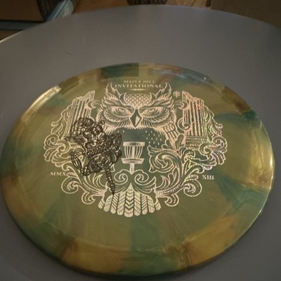 Thought Space Athletics Coalesce Ethereal Swirled Green/Yellow w/ chain face 173