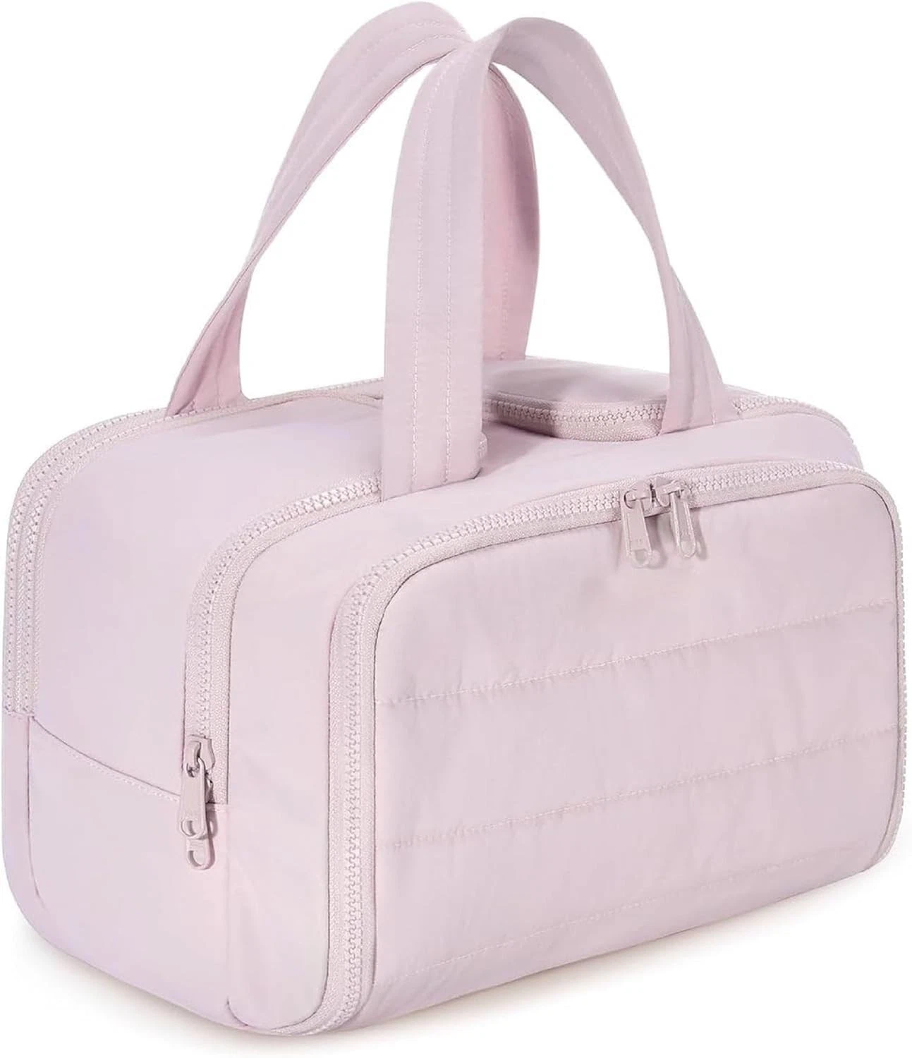 Travel Makeup Toiletry Bag with Wet and Dry Separation, Dual Compartment
Opens in a new window or ta