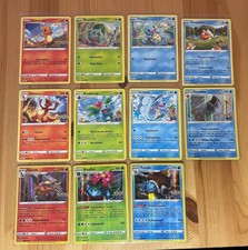 Pokemon GO Starter Set Glurak, Turtok, Bisaflor, Garados Holos Deutsch 11 Karten