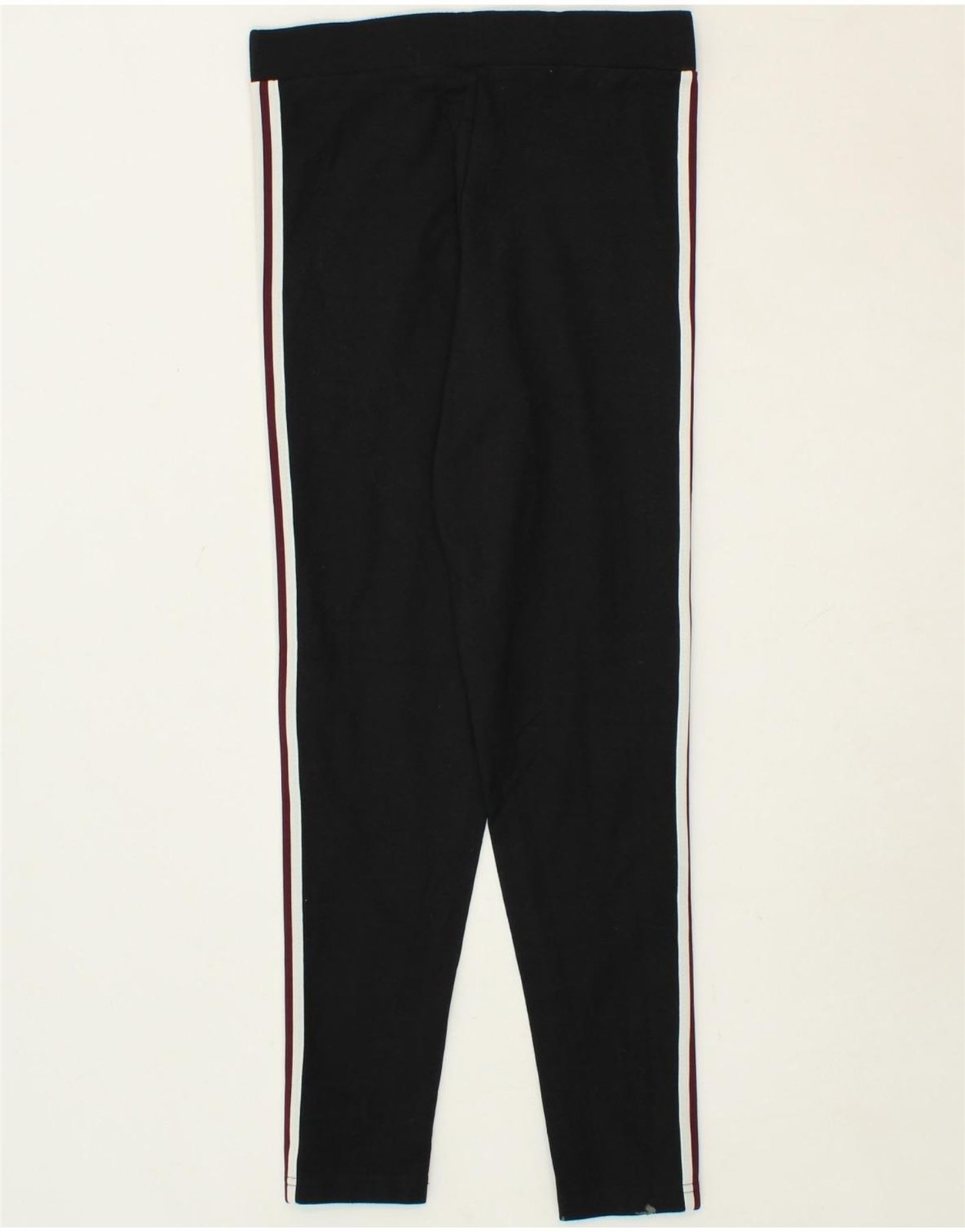 FILA Leggings Donna UK 10 Small Nero Cotone CJ09