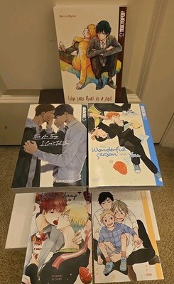 Lot Of 5 BL Yaoi English Manga -From TokyoPop - Ages 13-18+ -New Condition