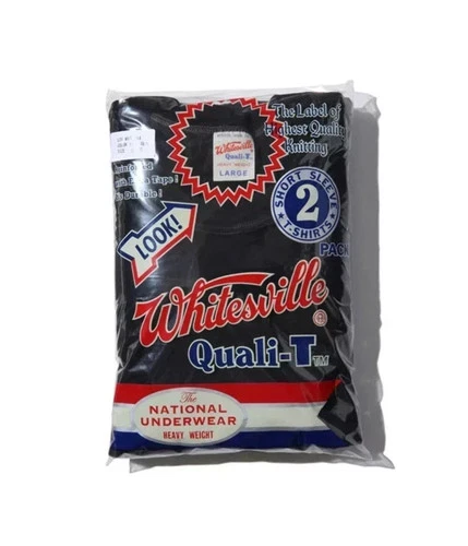 Whitesville WV73544 2-PACK T-SHIRT Black Size Medium,2XL Men's Made in Japan - product listing photo