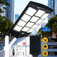8700W Commercial Solar Street Lights Outdoor Dusk to Dawn Super Bright Aluminium
