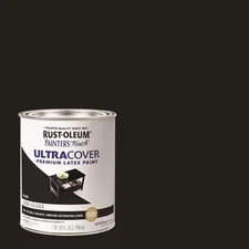Rust-Oleum 1974502 Semi Gloss Black Multi Purpose Paint 1 qt. (Pack of 2)