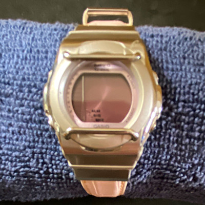 Casio Baby-G Women s Pink Resin Digital Quartz Watch, Alarm Date 100m