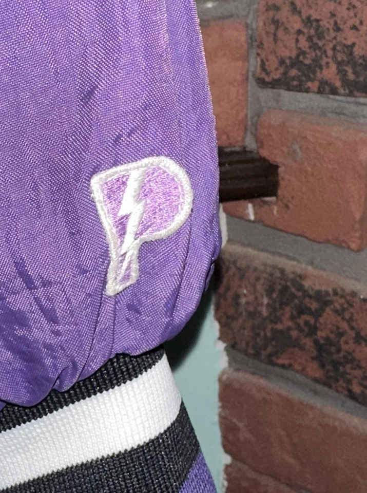 Vintage 90s Pro Player NBC Sports Reversible Zip Bomber Jacket XXL 2XL - Image 4 of 4