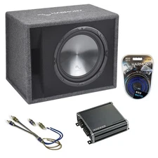 Volkswagen Tiguan 09-18 Harmony Single 12" Loaded Sub Box Enclosure CXA400.1 Amp