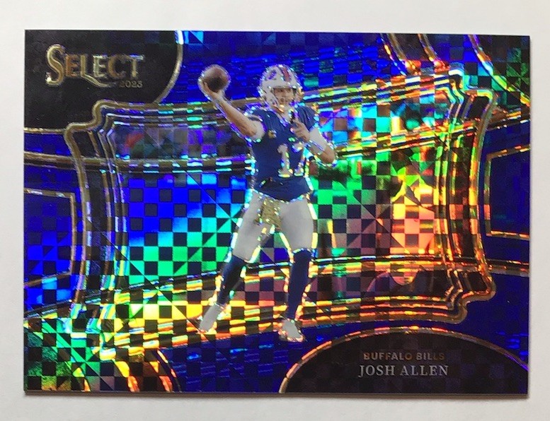 JOSH ALLEN 2023 SELECT FIELD LEVEL 47/49 BLUE PRIZM🌈 COLOR MATCH GRADABLE💎
