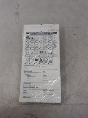 RR Donnelley Maintenance Request Forms Pad Bilingual English Spanish Lot of 500