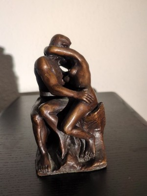 Der Kuss in Bronze von Auguste Rodin (Reproduktion)
