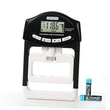  Grip Strength Tester, Hand Grip Dynamometer (198Lbs / 90Kgs), Electronic Black