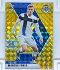 Marcus Forss 2021 Panini Mosaic UEFA Euro Gold Mosaic Prizm 06/10 RC #43