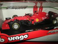 1:18 Bburago Racing Formel 1 Ferrari SF21 Carlos Sainz In Ovp
