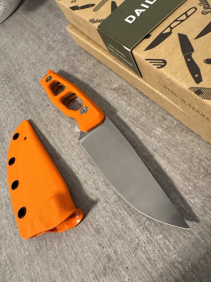 Böker Daily Knives AK4 Messer, CPM-3V Satin, Jagd Outdoor EDC Lightweight G10 - Bild 2 von 4