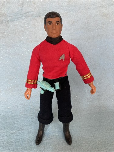 Vintage Mego Mr Scott Star Trek 1974 alles original Actionfigur komplett