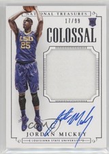 2015 National Treasures College Colossal Signatures 17/99 Jordan Mickey Auto fm0