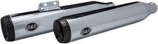 Ss Grand National Slip-on Mufflers Chrome Race Only Pair Ss Grand National Slip-on Mufflers Chrome Race Only Pair