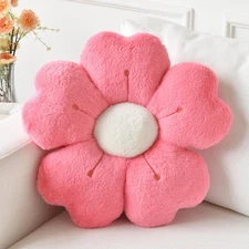 Flower Pillow, Flower Shaped Pillow Decorative Throw Pillows for Bed Couch, C...