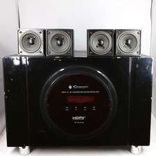 Cayman Home Theater System HD-51 2500W HDTV 5.1 Channel Bluetooth MP4 Audio Used