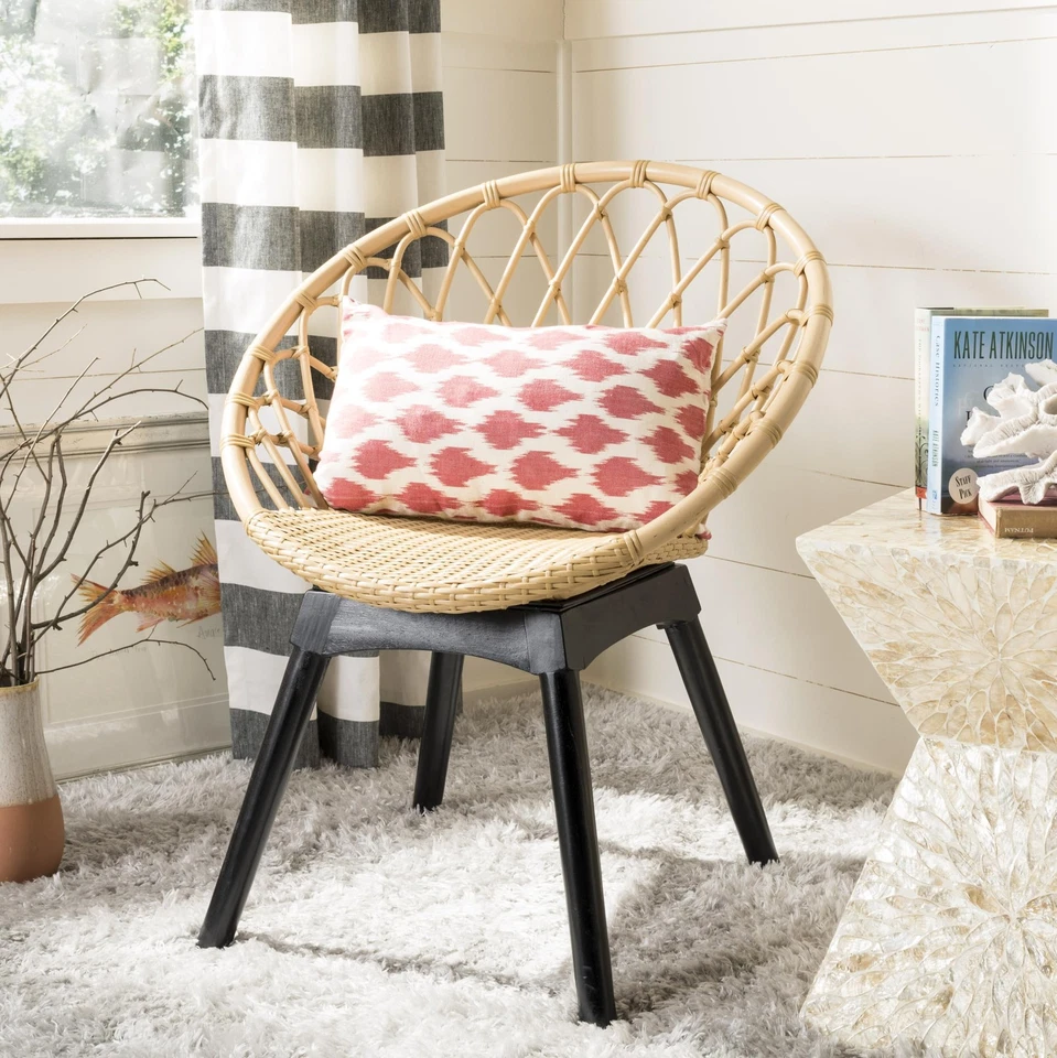 Almohadas Colección Lunares Almohadas (Juego de 2), 12" x 20", Rosa Foto 3 de 4