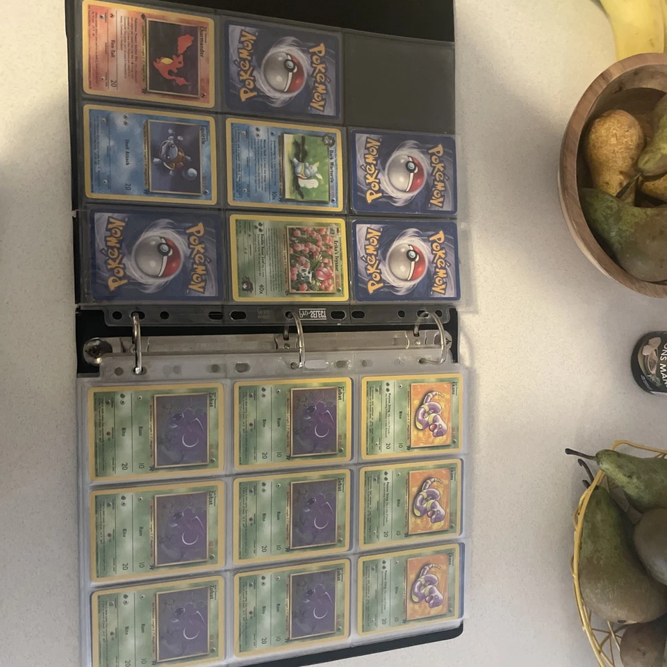 Team Rocket Binder RARE Vintage Binder With 128 Cards 2000 Pokemon with 5 holos! - Image 4 of 4