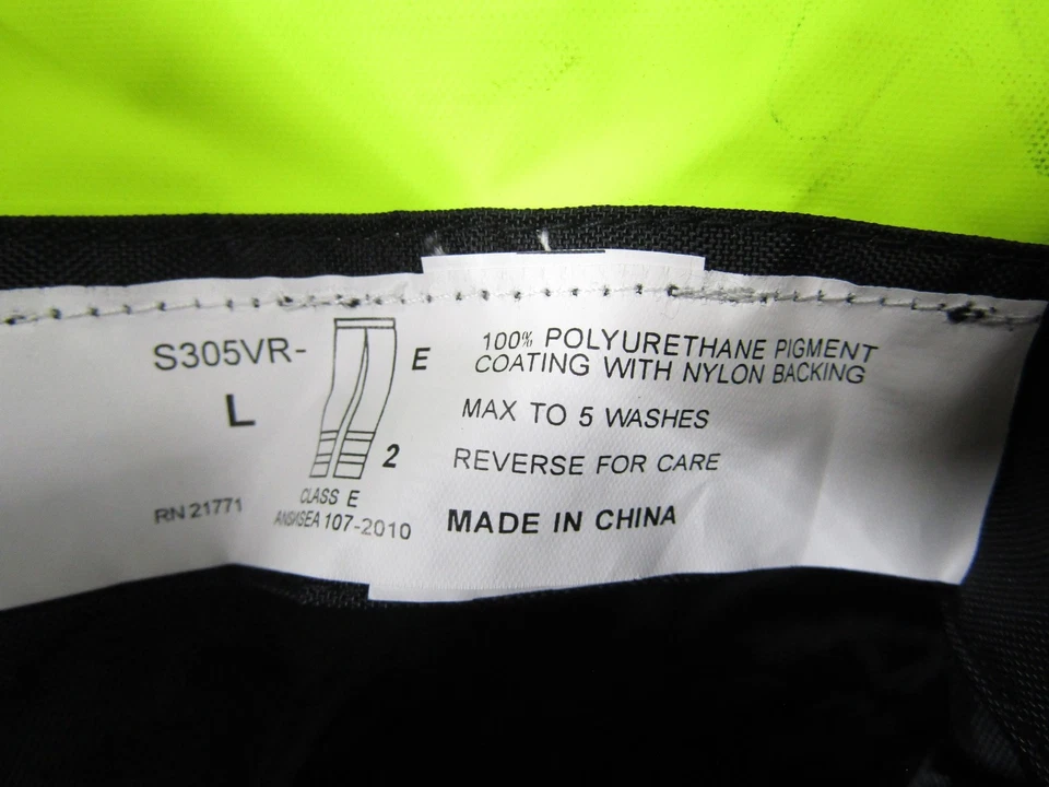 Spiewak S305VR Vizguard Reversible Rain Pants Yellow/Black - Size L - Used - Image 3 of 4