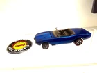 Vintage 1968 Hot Wheels Redline Custom Firebird Blue Sweet 16 USA Base W Button