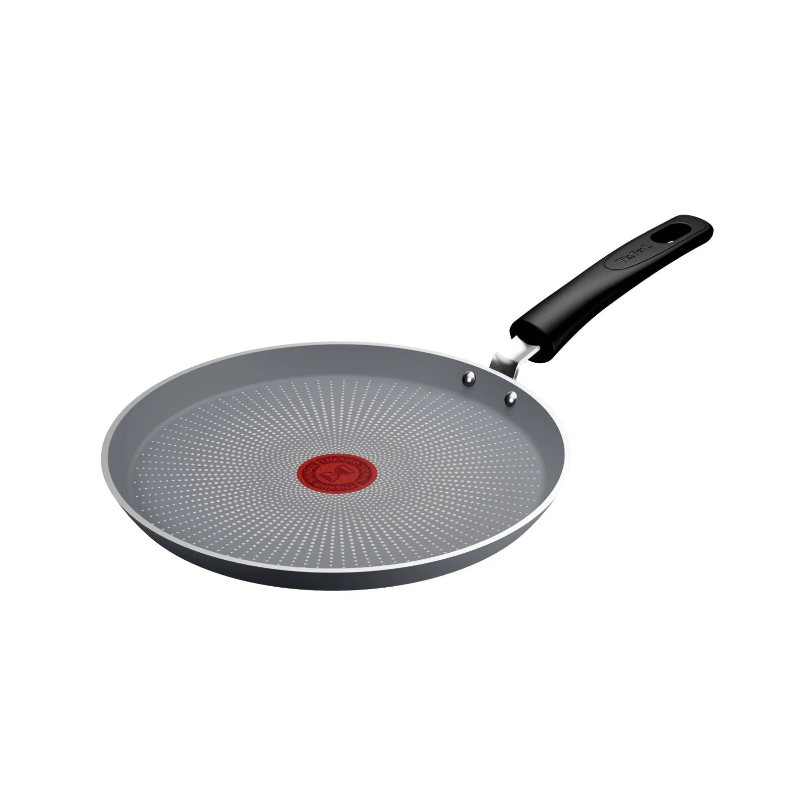 Tefal Halo 25cm Crepe Pancake Pan Induction Titanium Non Stick Grey New