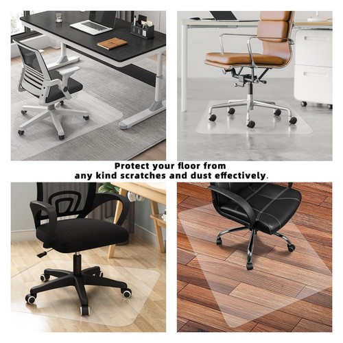 Clear Chair Mat for Hardwood Floor - 36"x48" Heavy Duty Desk Chair Mats for O... - Picture 5 of 7
