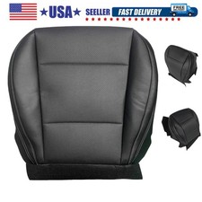 Front Passenger Bottom Seat Cover Replacement Perforated Microfiber Leather B...