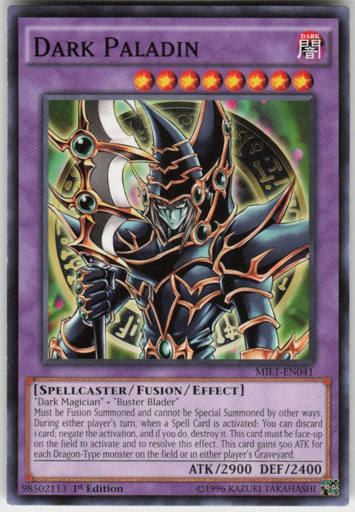 Темный Паладин Konami Yu-Gi-Oh! TCG индивидуальные коллекционные