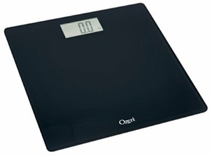 Ozeri Precision Digital Bath Scale 400 lbs 1 Count 1 Pack Black LCD Provides 
