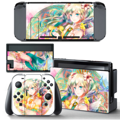 Ci-Yu-Online [NS] Hatsune Miku #2 VINYL SKIN STICKER COVER for Nintendo Switch 
