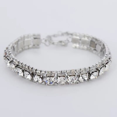 Damen Armband Armreif aus Swarovski Elements Kristall Silber Schnäppchen Neu