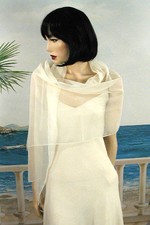 Long Sheer Chiffon Scarf Wrap Shawl Hijab Solid 47 Colors Evening - W178