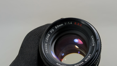 【良品】CANON FD 50mm F1.4 S.S.C MF ＃858600 FD50mm f/1.4 S.S.C. (I) - Canon Camera Museum