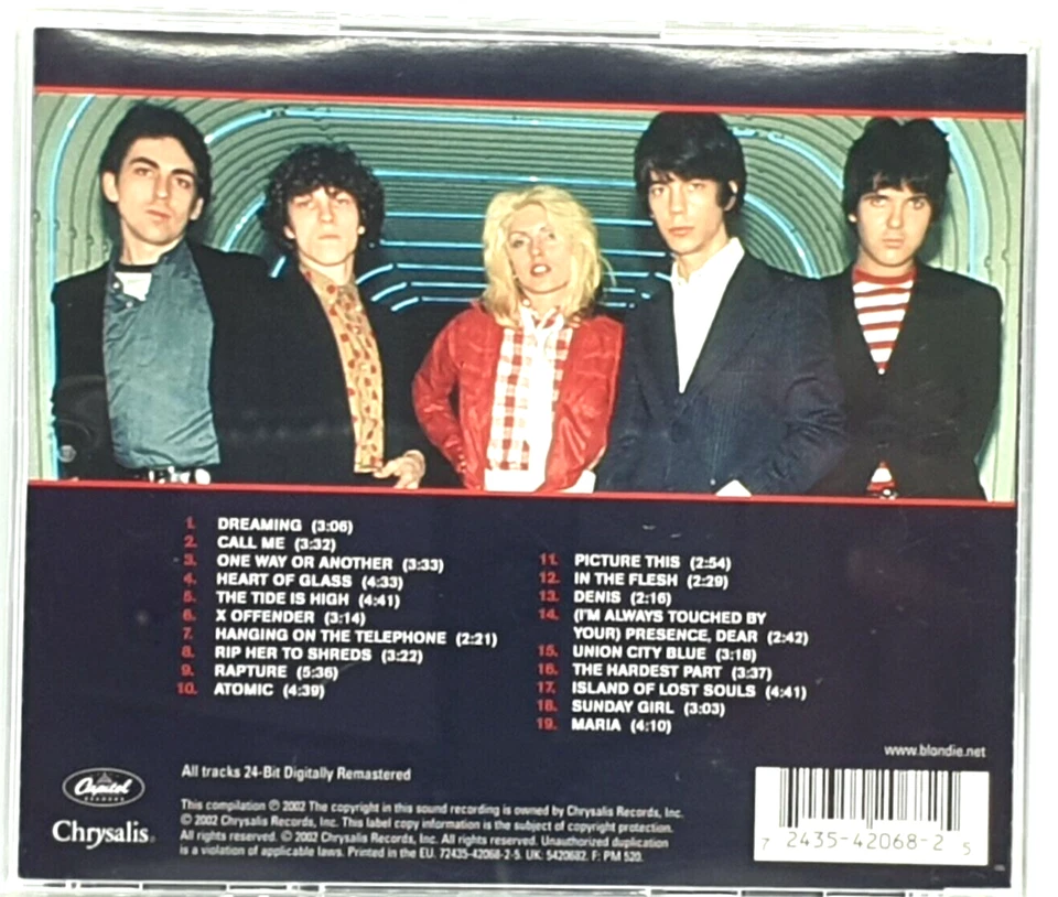 Blondie : Greatest Hits CD Album - Rapture - Heart Of Glass - DEBBIE HARRY  - Image 2 of 3
