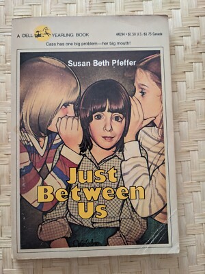 Just Between Us By Susan Beth Pfeffer Paperback 1980