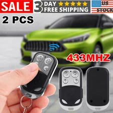 2X Electric Cloning Universal 433mhz Gate Garage Door Remote Control Fob Key Fob