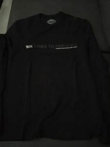 tee shirt manche longue noir homme