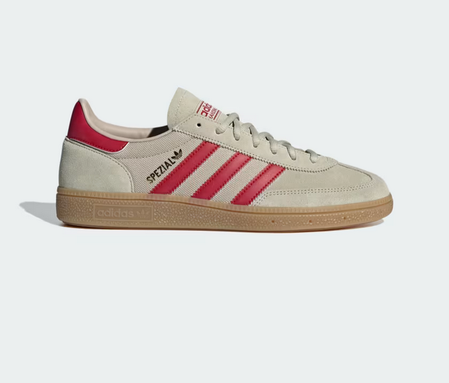 adidas Originals Handball Spezial IF9529 Shoes Grey Red Beige Men's size