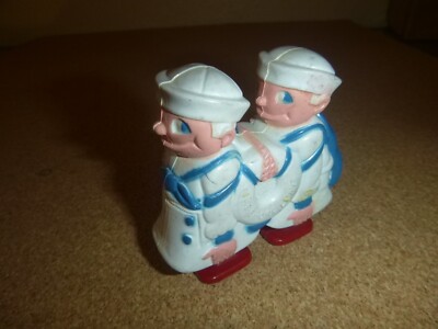 Vintage Ramp Walker Plastic Sailors S.S. Shore Leave Made In USA 2.5 in tall