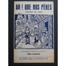 Ah! Dass unsere Väter Tischlied Felix Antonini Klaviergesang