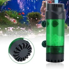 Aquarium Fluidized Moving Bed Filter Bubble Bio Media Filter Fish Tank Sponge UK