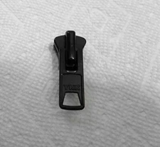 Black #10V heavy duty YKK slider for Vislon zipper