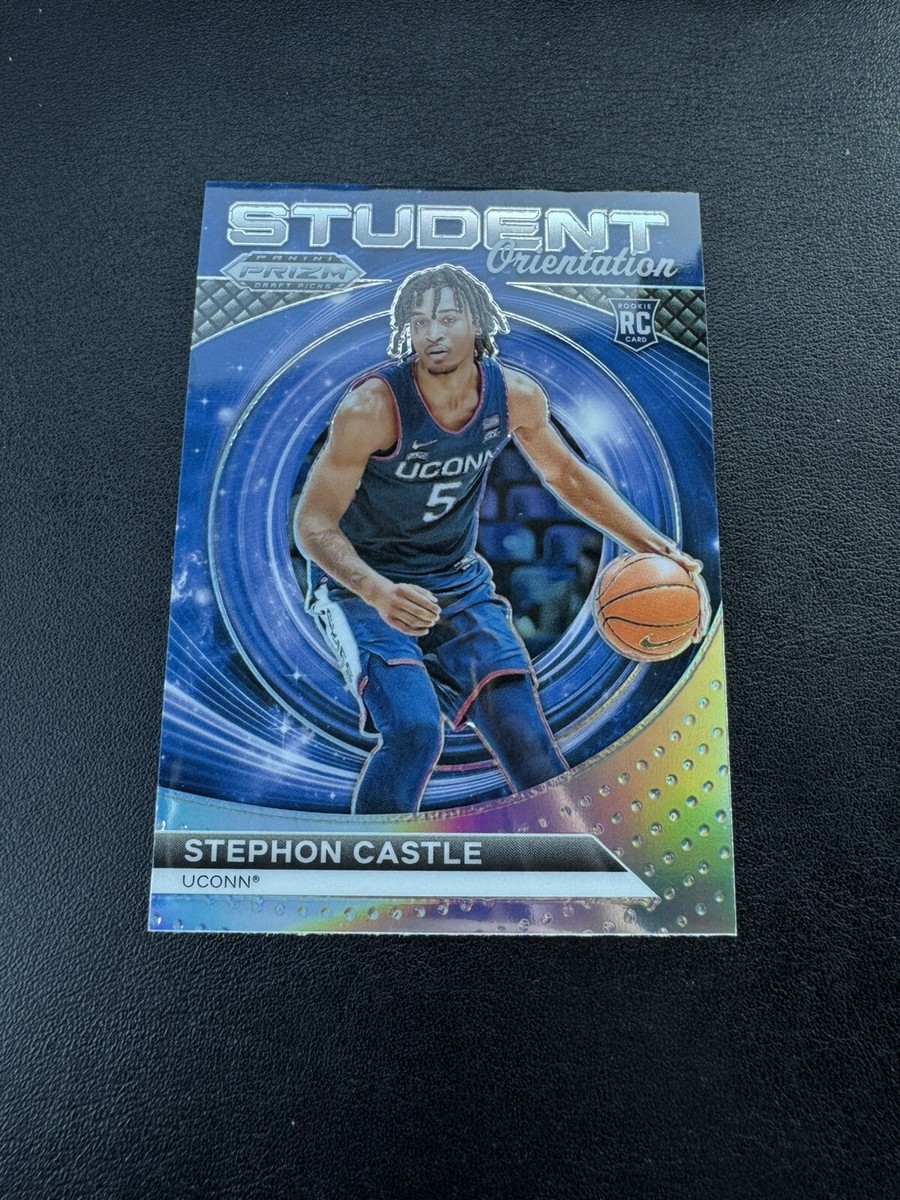 2023-24 Panini Draft Picks Stephon Castle Rookie Student 