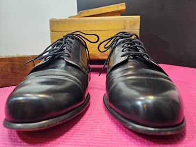 Bostonian Rhodes Cap Toe Oxford Black Leather Men