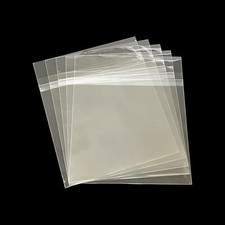 7" Resealable Record Outer Sleeves, 3 mils Thick Clear Professional 7Inch