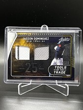 JASSON DOMINGUEZ 2022 ABSOLUTE BASEBALL PLAYER USED DUAL RELIC # /199 YANKEES